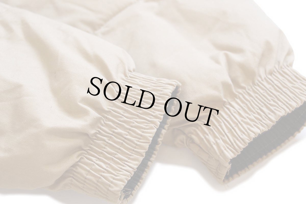 画像7: 80s カナダ製 Sears Western wear ツートン ヨーク切り替え ダウンジャケット カーキ×緑 46 (7)