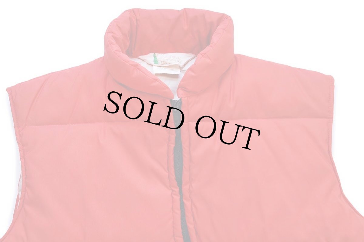 画像3: 70s REI RECREATIONAL EQUIPMENT, INC. ナイロン 中綿ダウンベスト 赤 L (3)