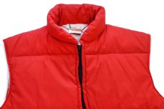 画像3: 70s REI RECREATIONAL EQUIPMENT, INC. ナイロン 中綿ダウンベスト 赤 L (3)