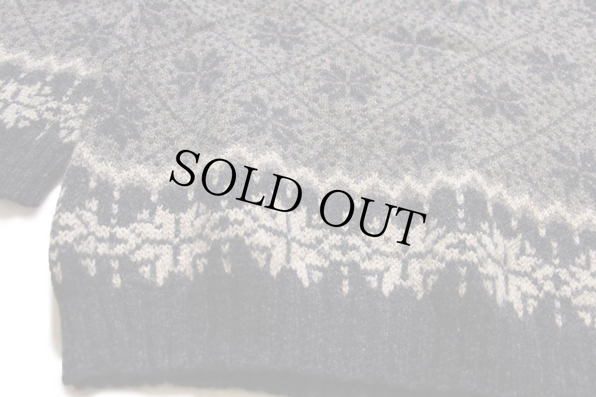 画像5: 00s USA製 WOOLRICH JOHN RICH&BROS ウールリッチ 鹿柄 雪柄 ノルディック柄 ウールニット セーター 2XL★特大 (5)