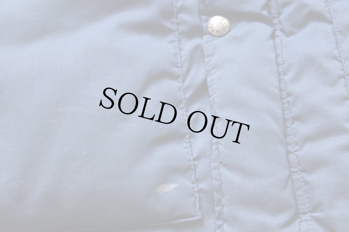 画像8: 70s THE NORTH FACEノースフェイス 茶タグ ダウンジャケット 紺 フェード M (8)