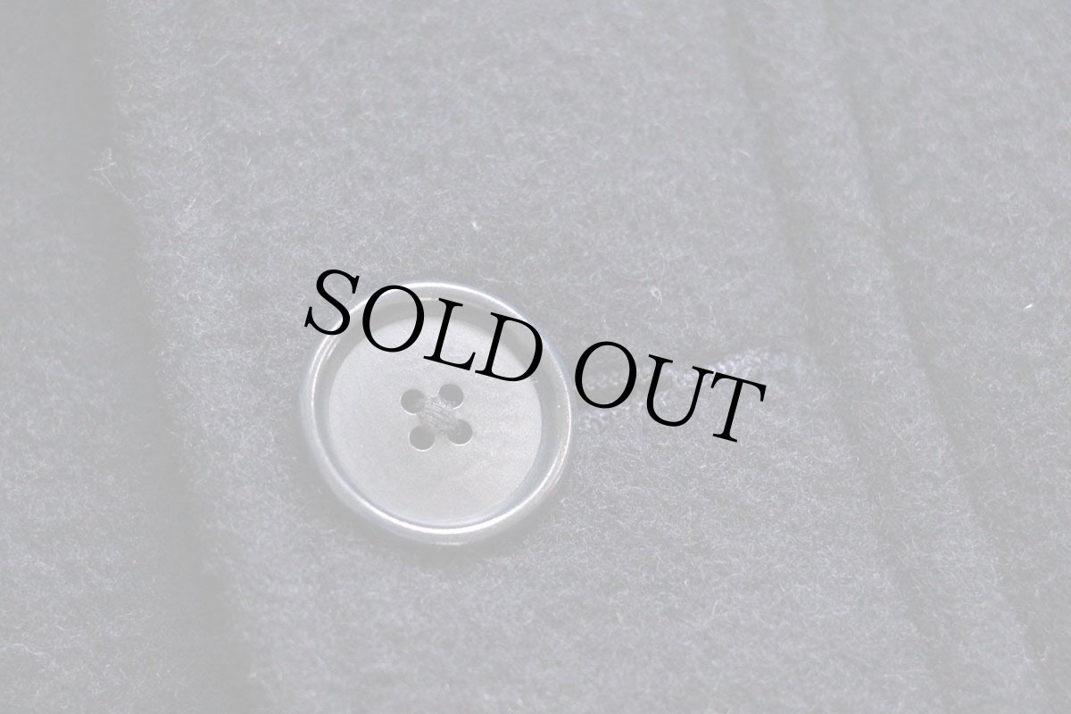 画像7: 00s ポロ ラルフローレン キルティングライナー メルトン ウール ハーフコート 濃紺 M (7)