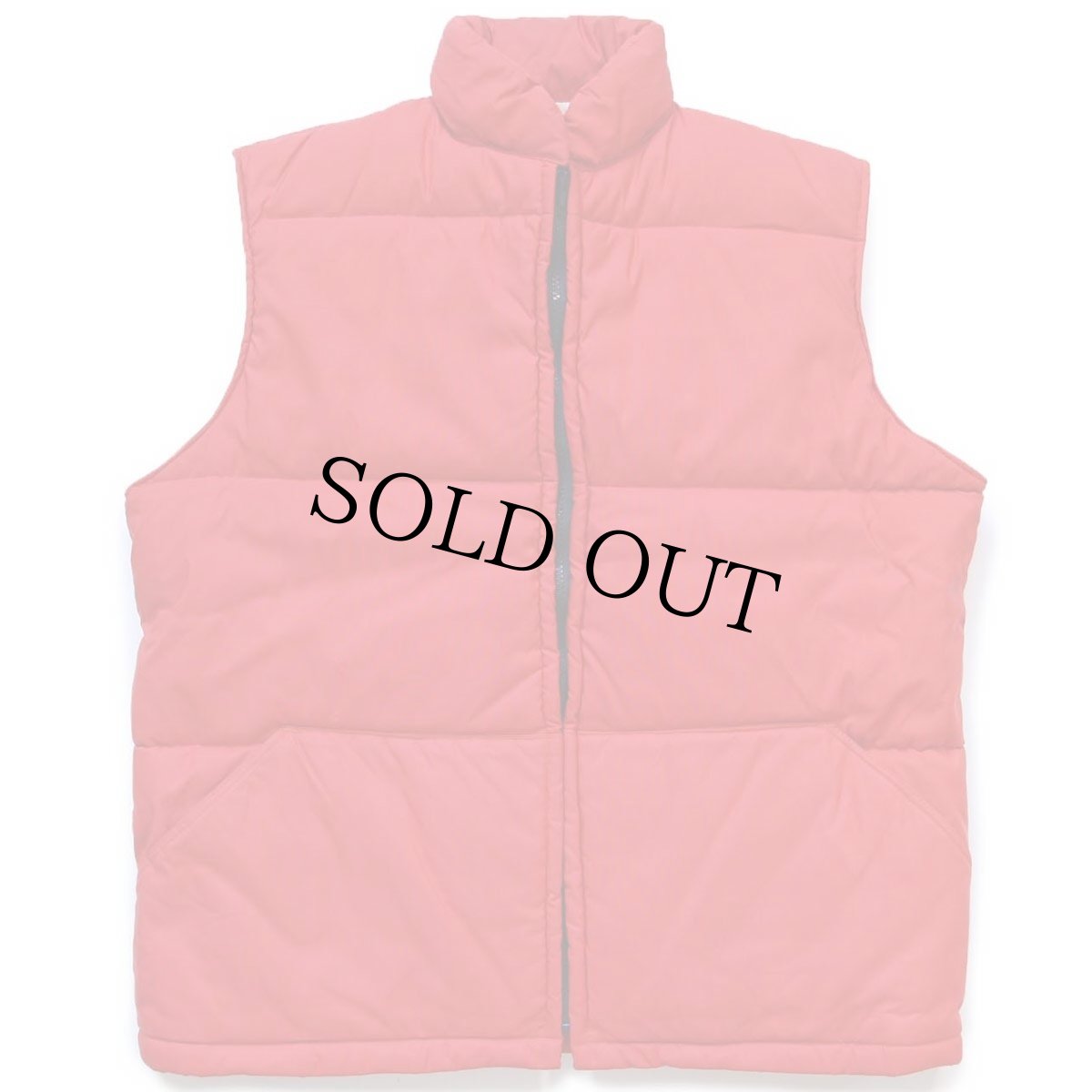 画像1: 70s REI RECREATIONAL EQUIPMENT, INC. ナイロン 中綿ダウンベスト 赤 L (1)