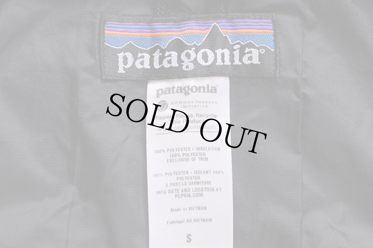 画像4: patagoniaパタゴニア DAS PARKAダスパーカー PRIMALOFTプリマロフト 中綿入り ナイロンパーカー 黒 S (4)