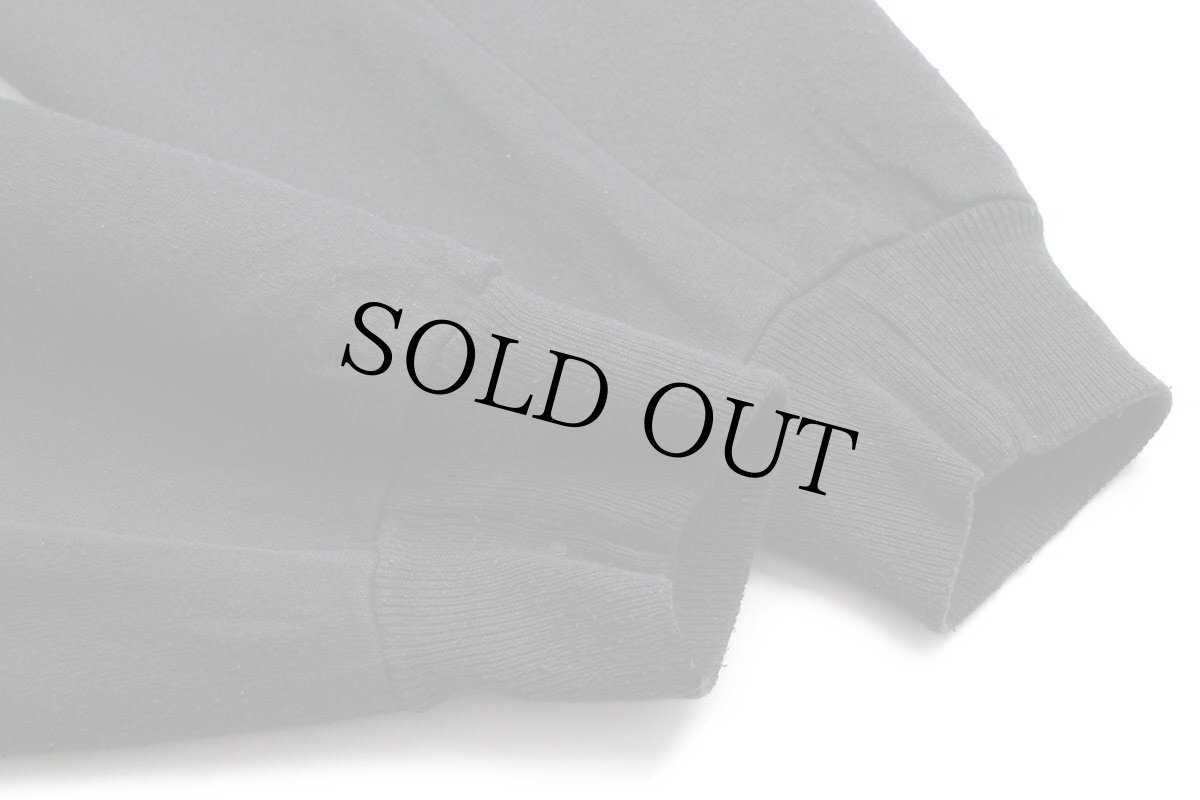 画像6: 90s USA製 RUSSELLラッセル THE VILLE 前V スウェット 黒 L (6)