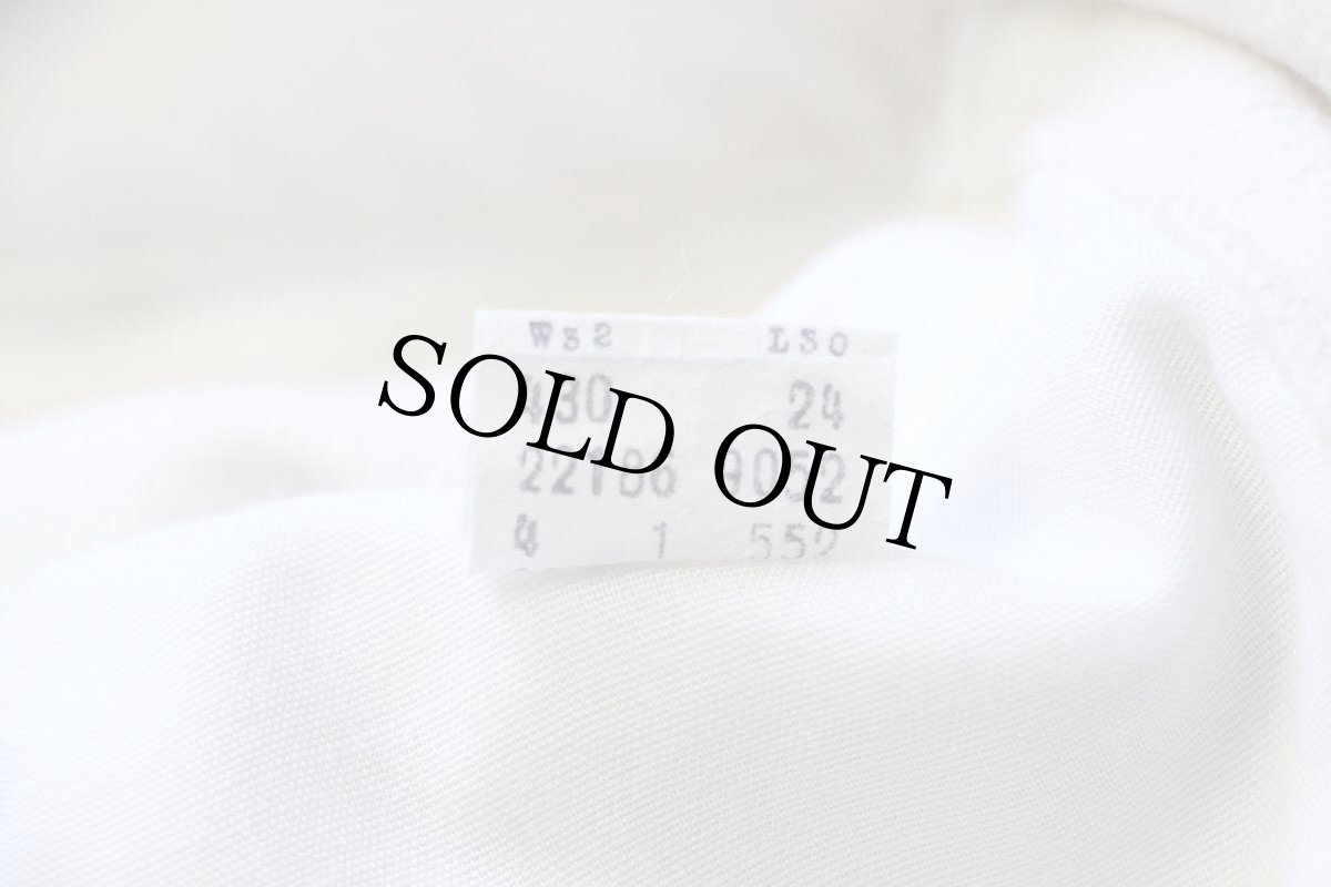 画像7: 80s USA製 Levi'sリーバイス Movin'On ベロアパンツ アイボリー W32 L30 (7)