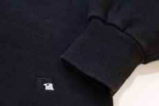 画像5: 90s USA製 RUSSELLラッセル 無地 前V スウェット 黒 L★ブランク (5)