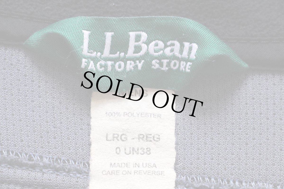 画像4: 00s USA製 L.L.Bean POLARTEC フリースベスト 黒 L-R (4)