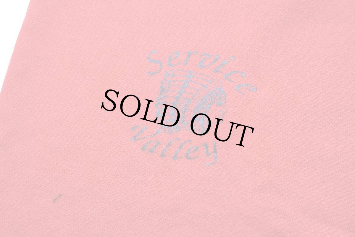 画像7: 90s USA製 RUSSELLラッセル Service Valley インディアンヘッド スウェットパンツ 赤 M (7)