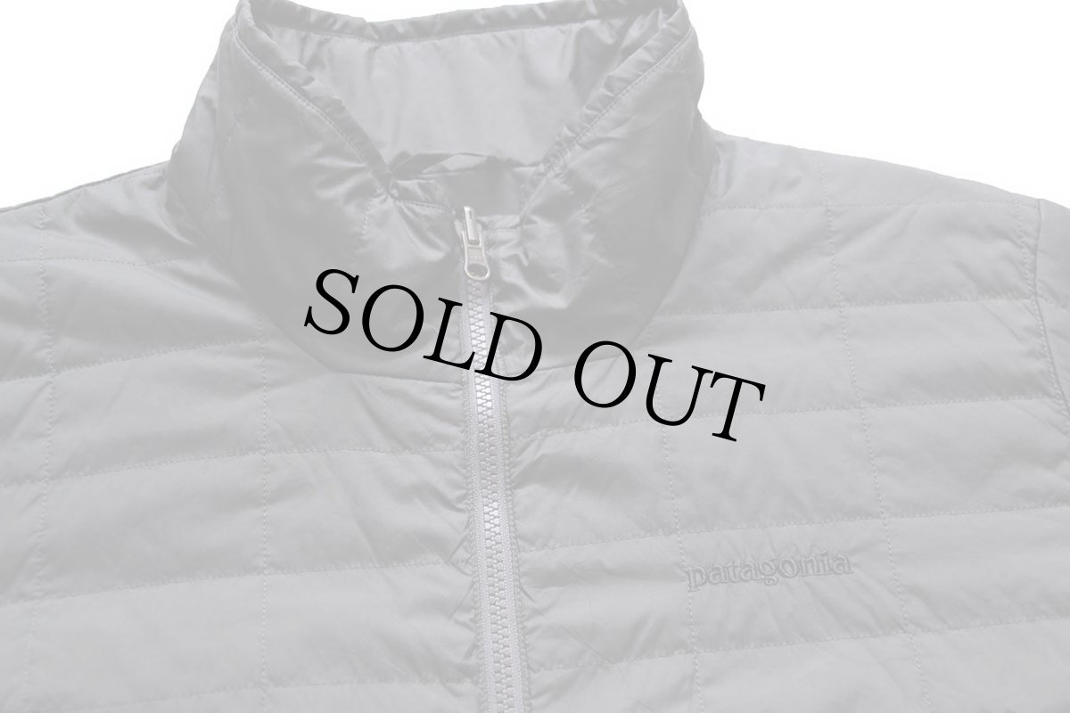 画像8: patagoniaパタゴニア Snowshot Jacket ライナー リバーシブル キルティング×ナイロンジャケット チャコールグレー (8)