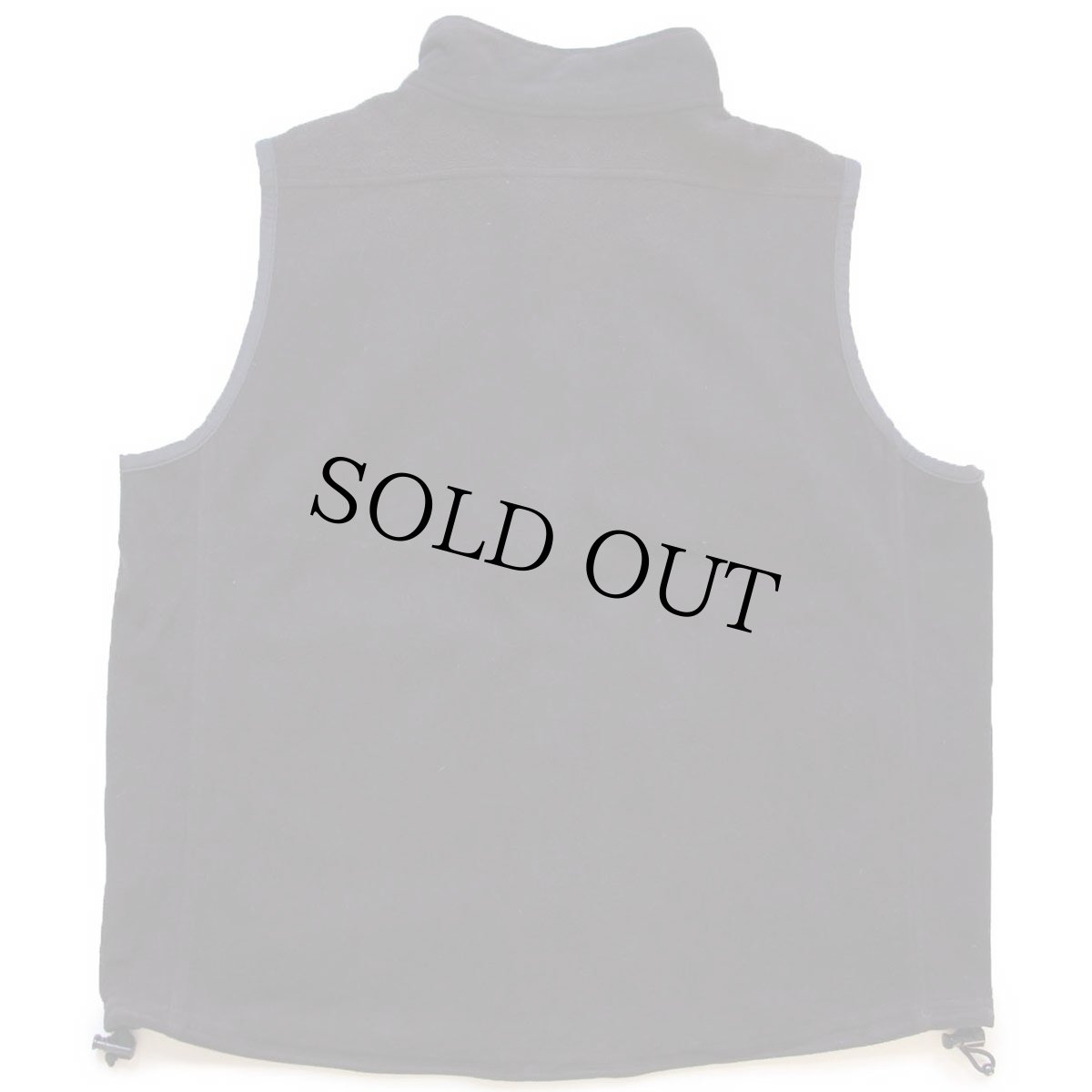 画像2: 00s USA製 L.L.Bean POLARTEC フリースベスト 黒 L-R (2)