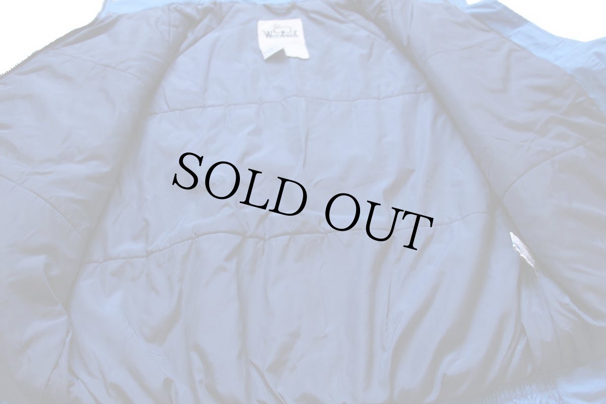 画像5: 80s Woolrichウールリッチ 中綿入り GORE-TEXゴアテックス ナイロン マウンテンジャケット 青 (5)