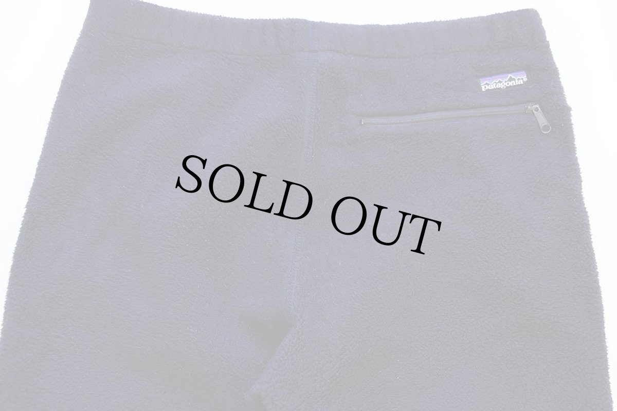 画像5: 80s USA製 patagoniaパタゴニア フリースパンツ ナス紺 S (5)