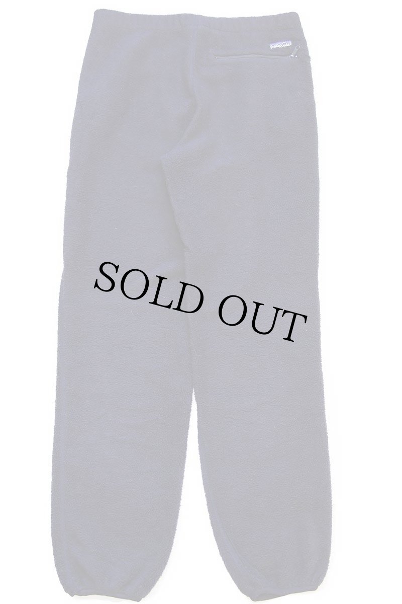 画像3: 80s USA製 patagoniaパタゴニア フリースパンツ ナス紺 S (3)