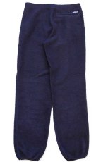 画像3: 80s USA製 patagoniaパタゴニア フリースパンツ ナス紺 S (3)