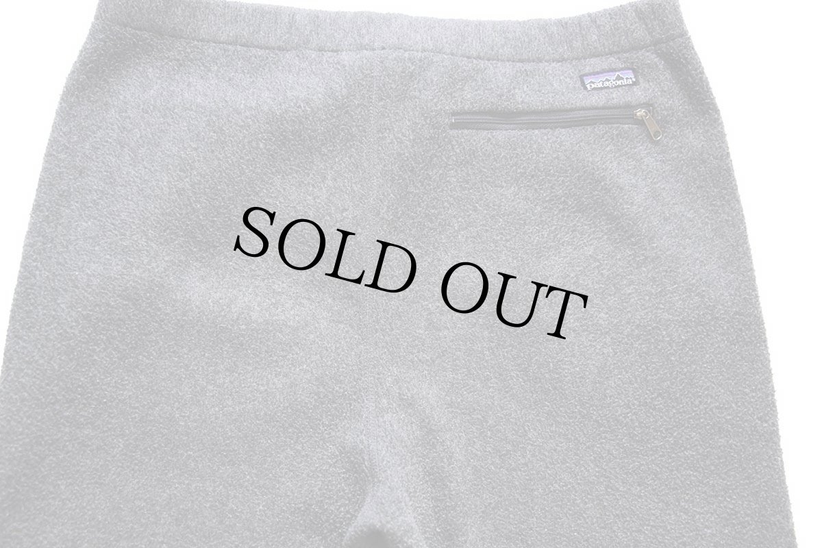 画像5: 90s USA製 patagoniaパタゴニア フリースパンツ グレー L (5)