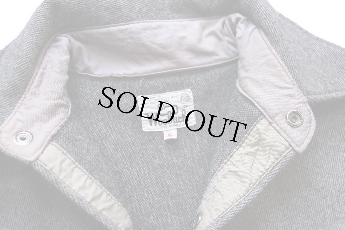 画像5: 70s Woolrichウールリッチ ツイード ウールシャツジャケット グレー XL (5)