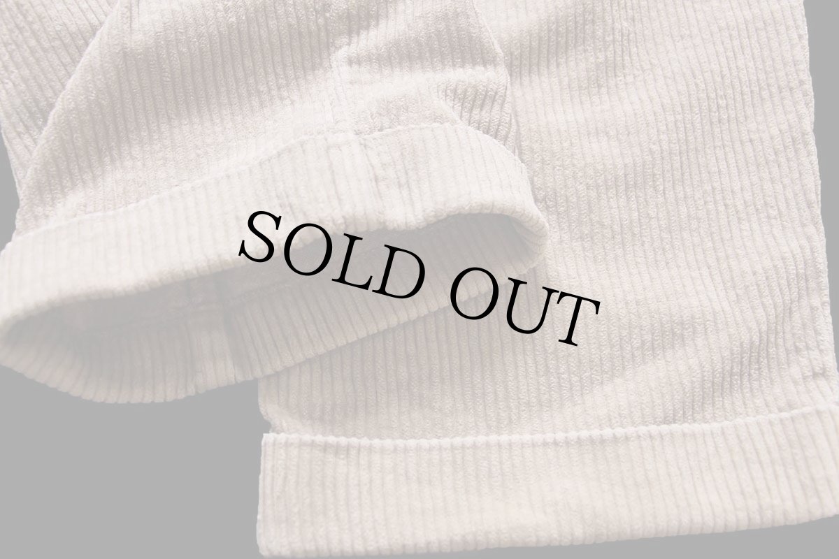 画像6: 90s GAPギャップ ツータック 太畝 コーデュロイパンツ ブラウンベージュ W34 L30 (6)