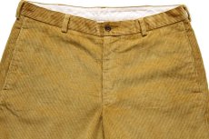 画像4: 00s Brooks Brothersブルックスブラザーズ 346 太畝 コーデュロイパンツ マスタード w35 L32 (4)