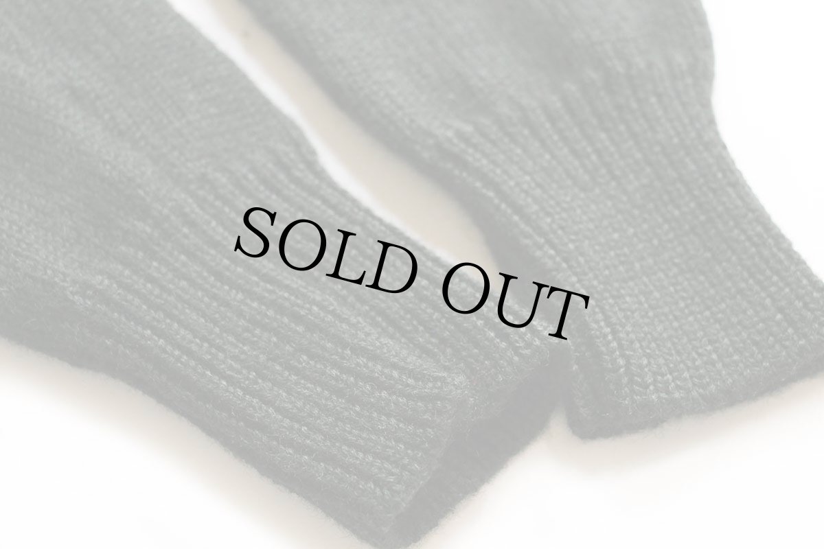 画像7: 00s RUGBY ラルフローレン パッチ付き ヘンリーネック ウールニット レタードセーター 深緑 S (7)