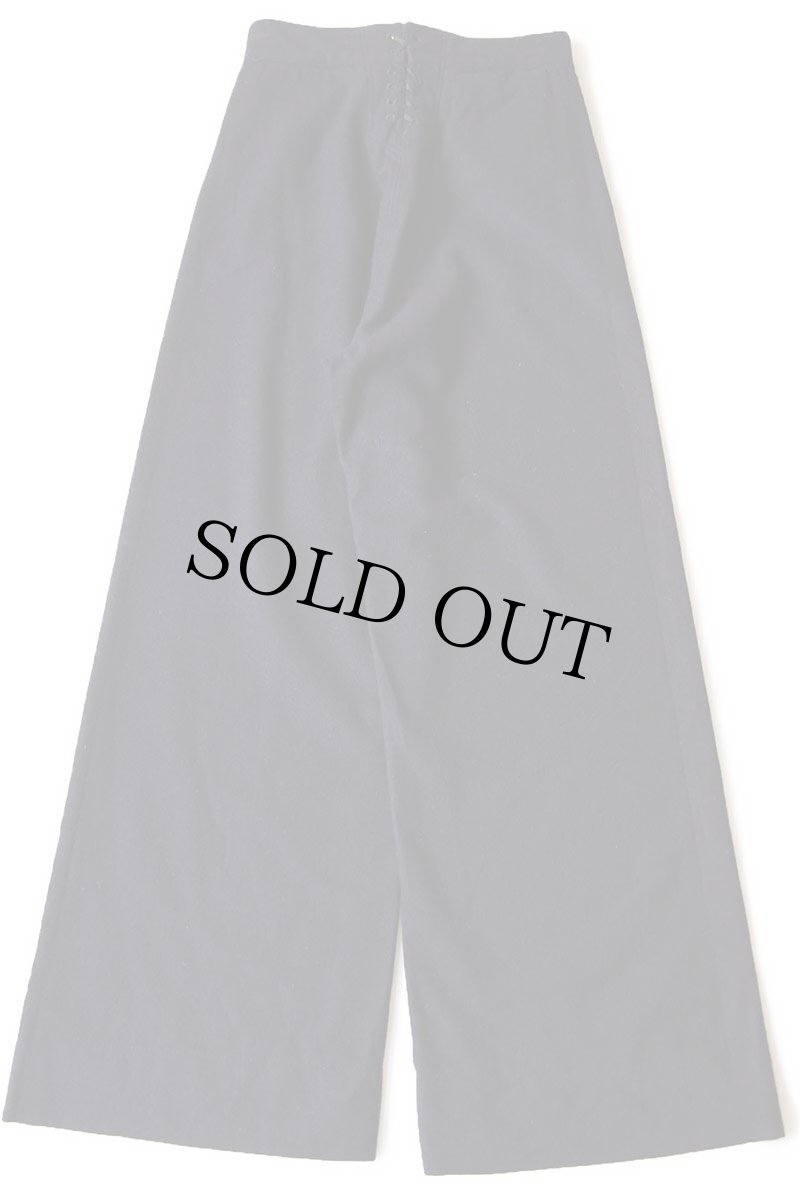 画像3: 70s 米軍 U.S.NAVY メルトン ウール セーラーパンツ 濃紺 28R (3)