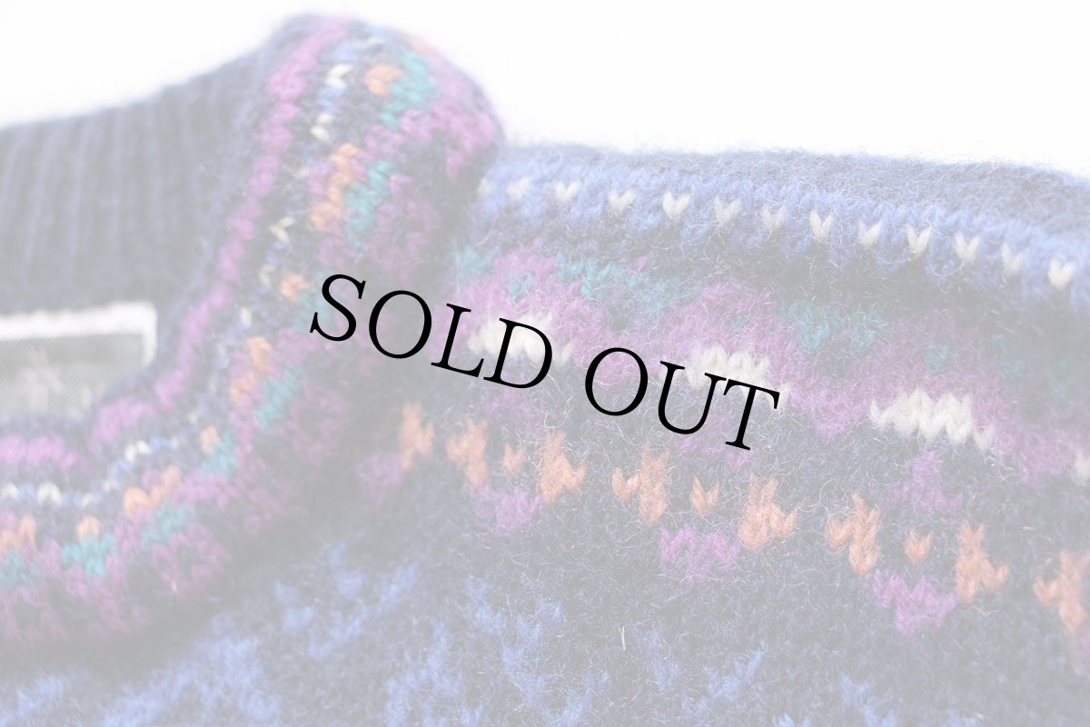 画像6: 90s ノルウェー製 DALE OF NORWAY ノルディック柄 ウールニット セーター L (6)