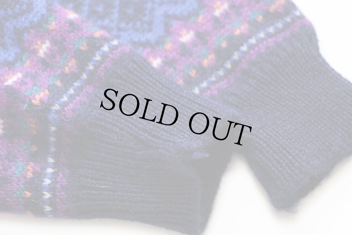 画像8: 90s ノルウェー製 DALE OF NORWAY ノルディック柄 ウールニット セーター L (8)