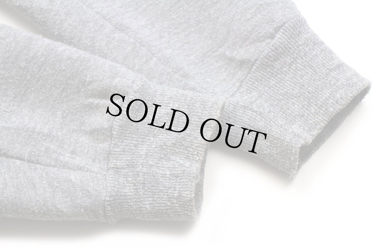 画像6: 80s USA製 RUSSELLラッセル WILDCAT FOOTBALL 81 ナンバリング 両面プリント スウェットパーカー 杢グレー M★フーディー (6)