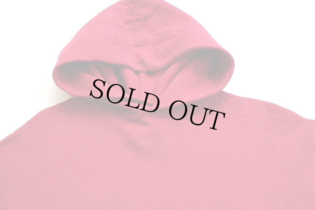 画像3: 90s USA製 RUSSELLラッセル LINCOLN&CO. CONTRACTORS トラック バックプリント スウェットパーカー ワインレッド L★フーディー (3)