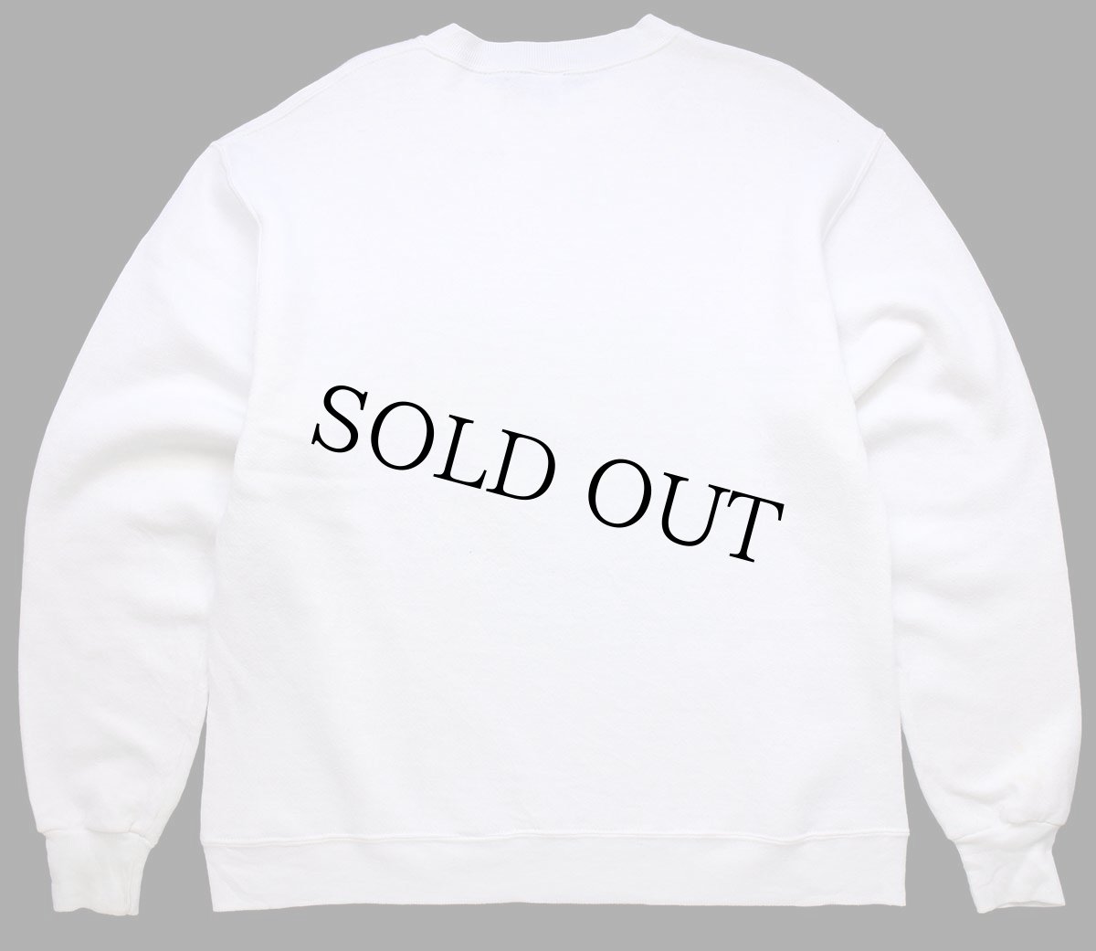 画像2: 80s USA製 RUSSELLラッセル SMU Mustangs ホース 前V スウェット 白 L (2)