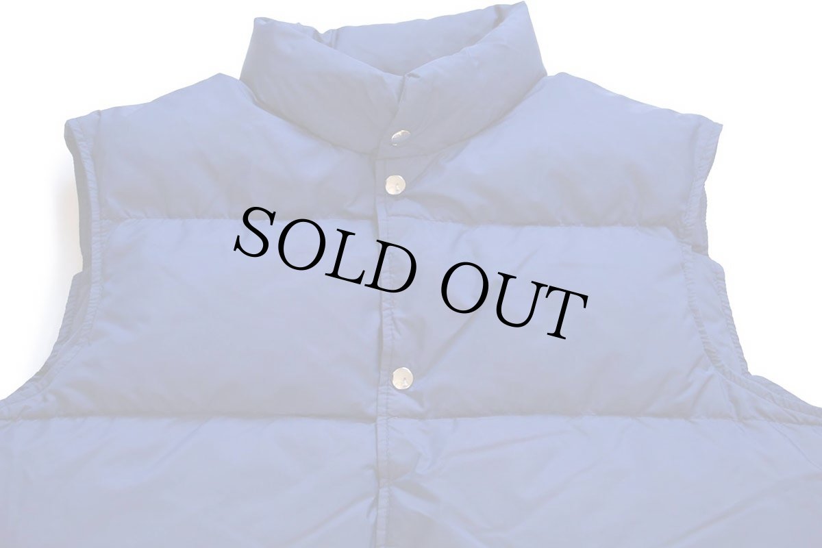 画像3: 70s L.L.Bean 筆記体タグ ナイロン ダウンベスト 紺 XL-L (3)