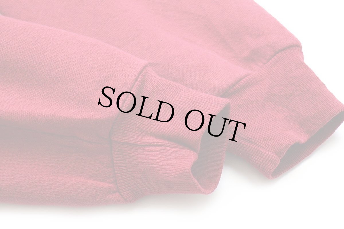 画像7: 90s USA製 RUSSELLラッセル LINCOLN&CO. CONTRACTORS トラック バックプリント スウェットパーカー ワインレッド L★フーディー (7)