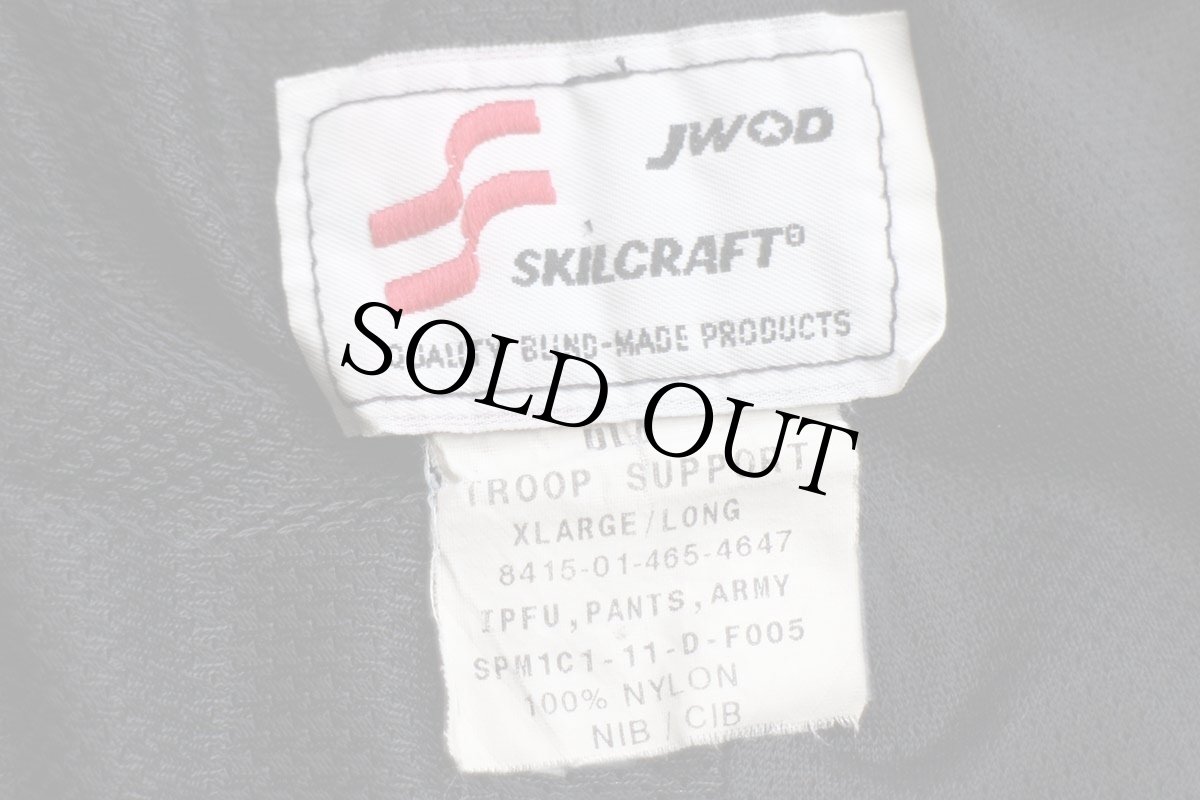 画像6: 11 米軍 U.S.ARMY IPFU トレーニング ナイロンパンツ 黒 XL/L★60 PFU (6)