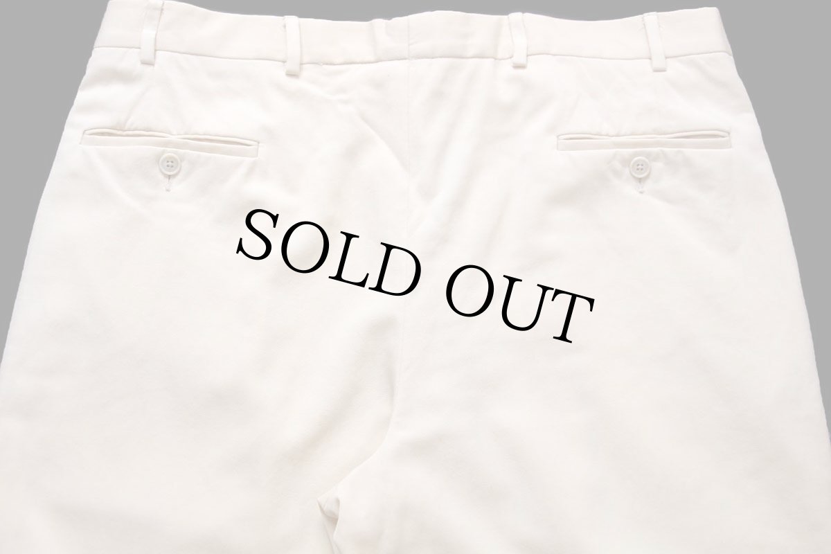 画像5: 90s USA製 Brooks Brothersブルックスブラザーズ ツータック スラックス ウールパンツ アイボリー 36 (5)