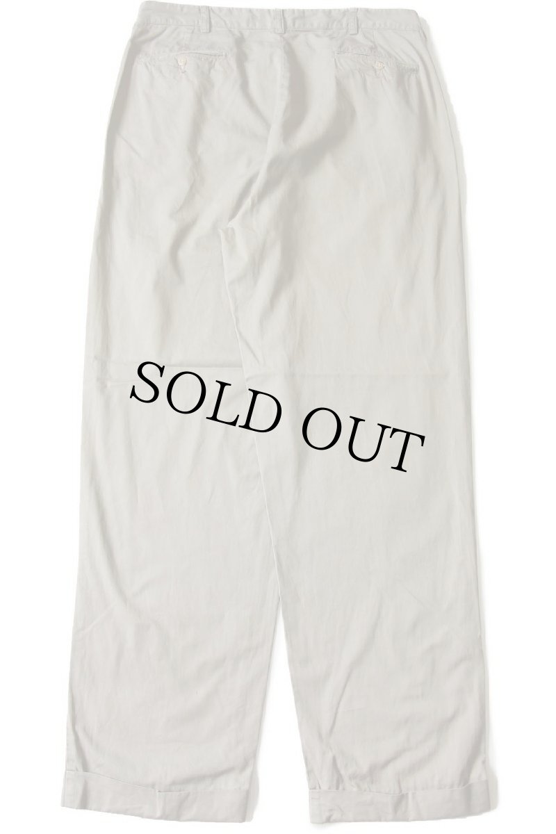 画像3: 90s ポロ ラルフローレン HAMMOND PANT ツータック コットンパンツ グレーベージュ W36 L32★303 (3)