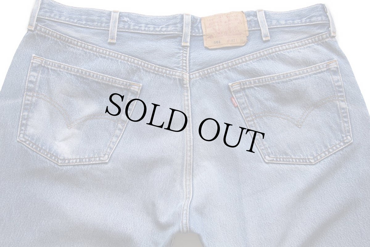 画像5: 00s USA製 Levi'sリーバイス 501 デニムパンツ ヒゲ w42 L30★143 (5)