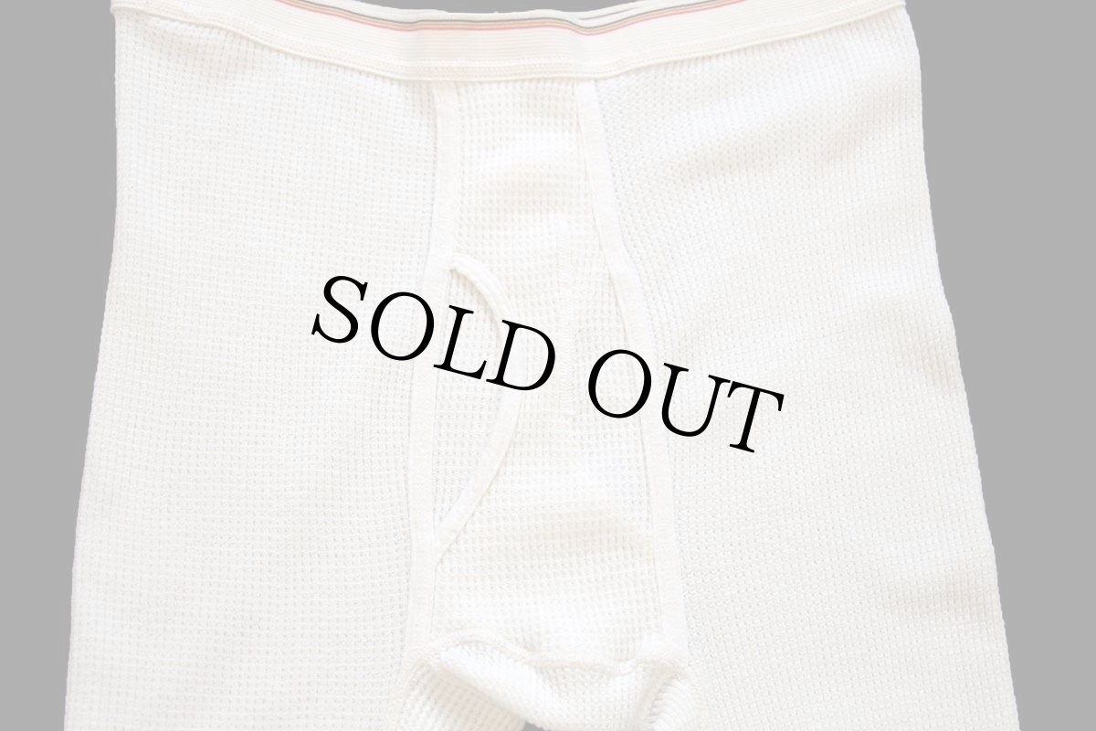 画像4: 80s USA製 maverickマーベリック サーマルパンツ ナチュラル L★Wranglerラングラー (4)