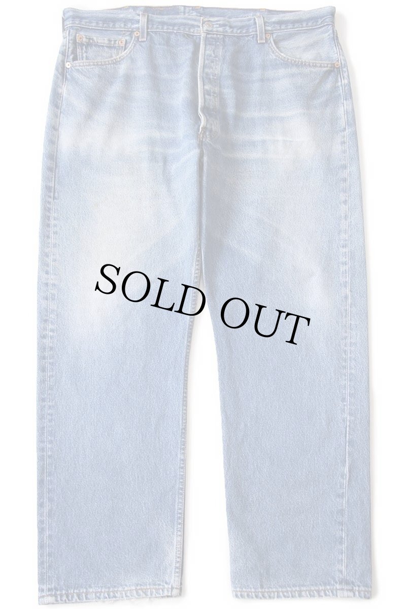 画像2: 00s USA製 Levi'sリーバイス 501 デニムパンツ ヒゲ w42 L30★143 (2)