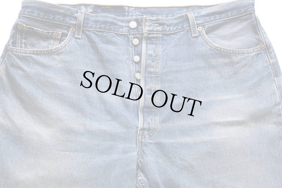 画像4: 00s USA製 Levi'sリーバイス 501 デニムパンツ ヒゲ w42 L30★143 (4)