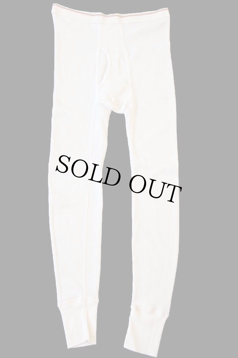 画像2: 80s USA製 maverickマーベリック サーマルパンツ ナチュラル L★Wranglerラングラー (2)