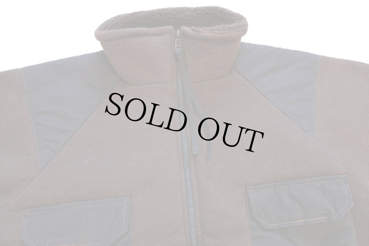 画像3: 90s 米軍 U.S.ARMY ECWCS フリースライナー パイルジャケット 焦げ茶 XL★ベアジャケット (3)