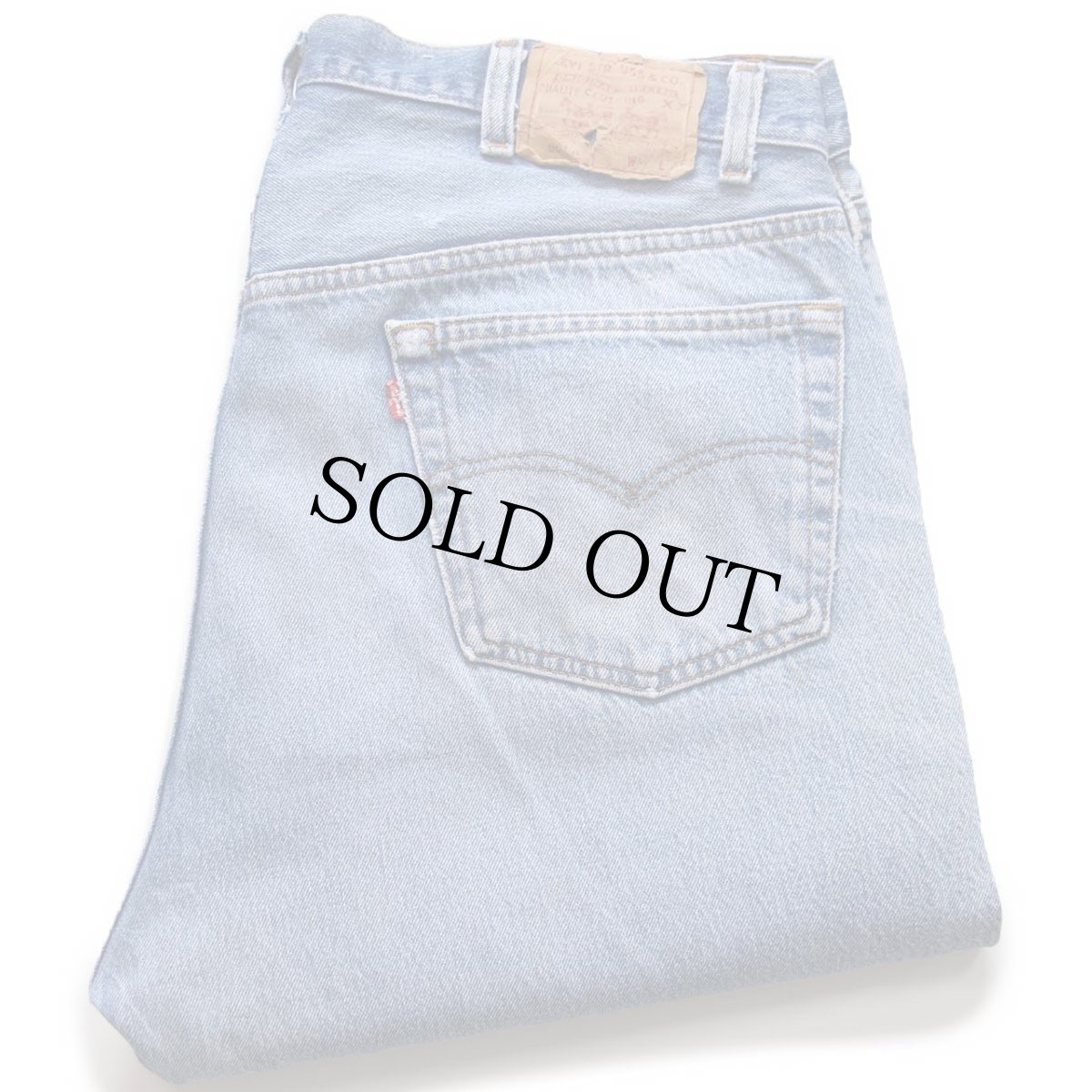 画像1: 80s USA製 Levi'sリーバイス 501 ペンキ飛び デニムパンツ ヒゲ w42 L33★144 (1)