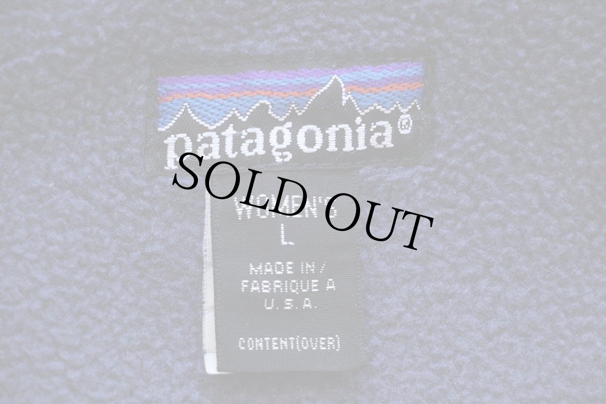 画像4: 90s USA製 patagoniaパタゴニア フリースライナー ナイロン ソフトシェル キャプリーンジャケット 赤紫 W-L (4)