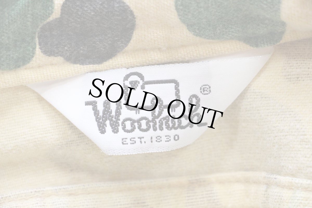 画像4: 70s Woolrichウールリッチ ダックハンターカモ コットン シャモアクロスシャツ (4)