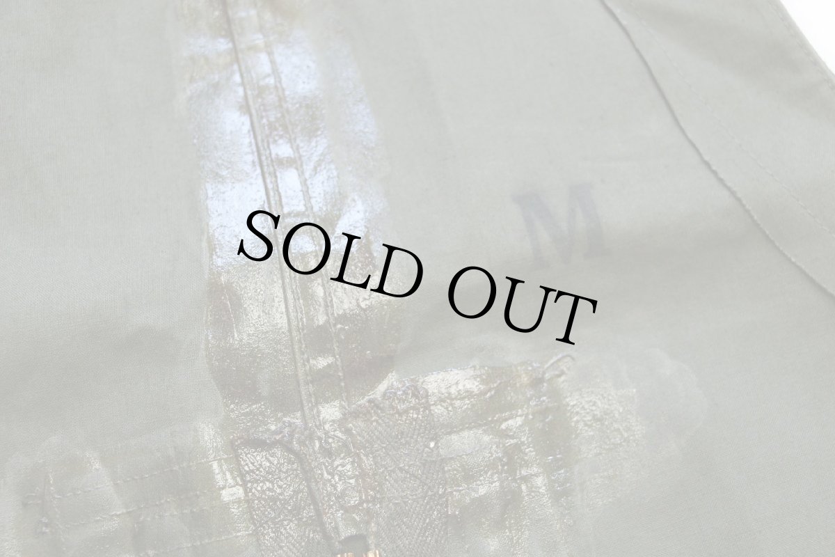 画像5: 50s 米軍 U.S.NAVY N-2 デッキ レインパンツ オリーブドラブ M★オーバーオール (5)