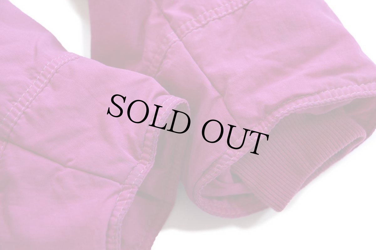 画像8: 90s USA製 patagoniaパタゴニア フリースライナー ナイロン ソフトシェル キャプリーンジャケット 赤紫 W-L (8)