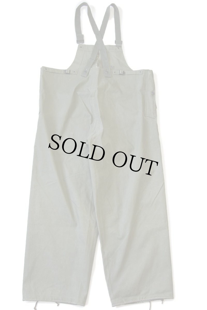 画像3: 50s 米軍 U.S.NAVY N-2 デッキ レインパンツ オリーブドラブ M★オーバーオール (3)