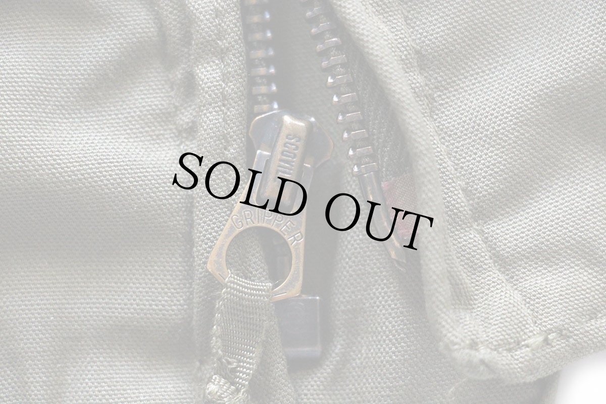 画像7: 80s 米軍 U.S.ARMY CVC キルティングライナー タンカースジャケット オリーブグリーン M-L (7)