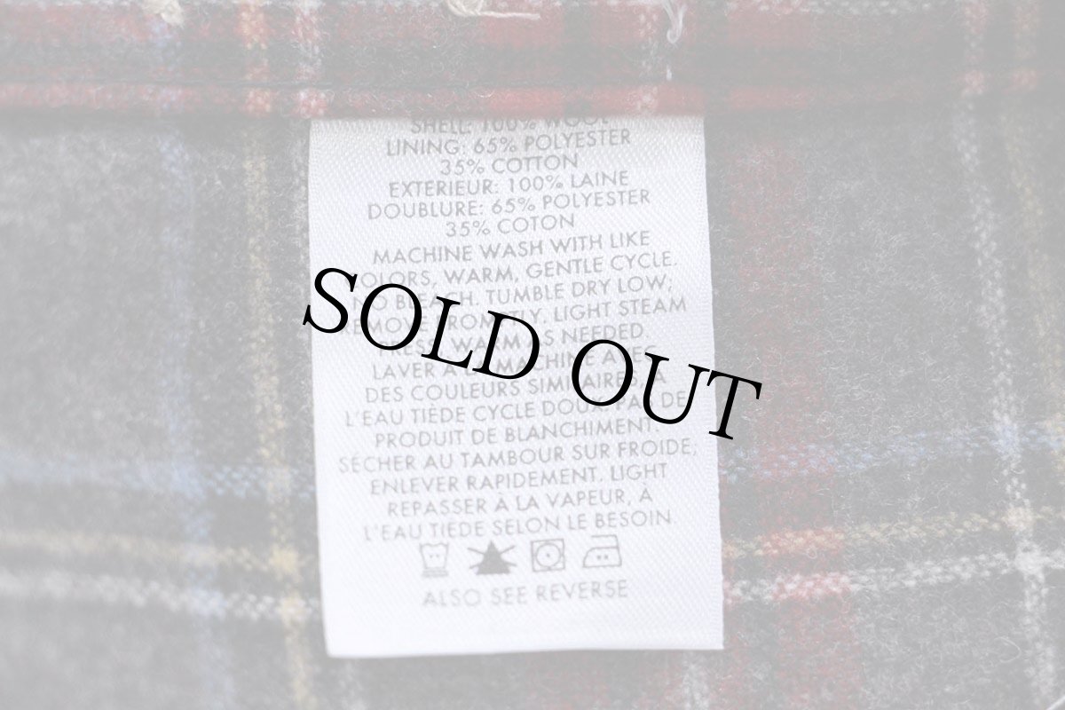 画像5: メキシコ製 PENDLETONペンドルトン FIRESIDE SHIRT AUTHENTIC STEWART TARTAN タータンチェック ボタンダウン ウールシャツ XL (5)