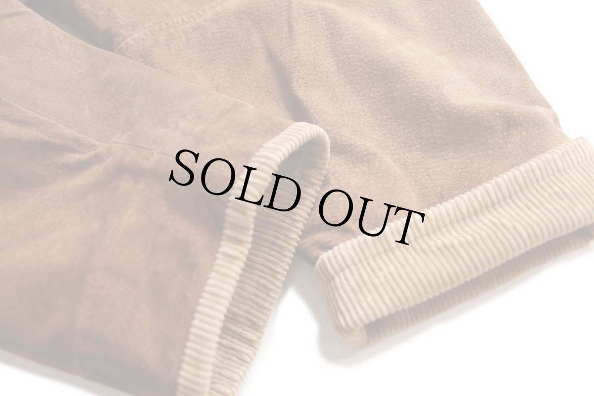 画像7: 90s SAVE THE FOREST VALLEY チェック ネルライナー スエードレザー ファイヤーマンコート 茶★ジャケット (7)